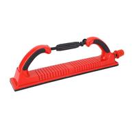 Eujgoov Bloc de Ponçage Manuel Longboard, Bloc de Ponçage pour Ponceuse Manuelle, Rayon Réglable de 400x70mm avec Trou D'extraction de Débris pour le Travail du Bois, la Réparation