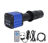 Eujgoov C Mount Microscope Caméra Vidéo Microscope Caméra USB HDMI Caméra pour Microscopes 4K 180x(EU Plug 110-240V)