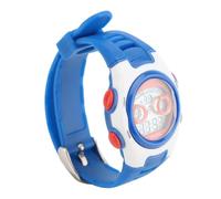 Eujgoov Calendrier de Chronomètre Sport Kids Wrist Wrist avec Alarme, 50m Water Children Digital Watch for Outdoor Activities, 3-15 Ans (Boîtier Blanc Bracelet Bleu)