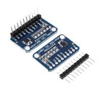 Eujgoov Carte de Développement ADC I2C ADC 16 Bits, 4 Canaux, Module de Convertisseur Analogique-numérique PGA pour Micro Contrôleur, 2 Jeux