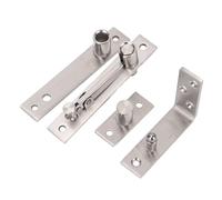 Eujgoov Charnière Pivotante, Charnières Pivotantes de Porte en Acier Inoxydable Robuste, Charge de 136 Kg, Rotation à 180 Degrés, Réglable et Dissimulée pour Portes à Cadre en Bois