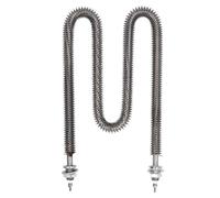 Eujgoov Chauffage de Chauffage en Acier Inoxydable à Ailettes Tube à Chaleur à Chaleur Chauffant électrique de Four à Fourgraphe 3500W W Type Air Climating Forme de Forme, Sortie Puissante, (220V)