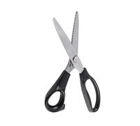 Eujgoov Ciseaux à Cranter Professionnels de Couture, Ciseaux à Lames en Acier Inoxydable avec Dents de Coupe pour Doublures de Tissus Artisanat du Cuir (5 millimètres)