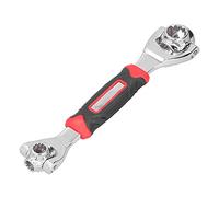 Eujgoov Clé Universelle Double Face, Outil à Douille 48 en 1 en Acier au Carbone avec Rotation à 360 Degrés pour un Usage Domestique et des Opérations à Haute Altitude (emballage unique)