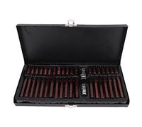 Eujgoov Coffret de 40 Douilles à Couple élevé, Entraînement 3/8", Acier allié S2, Embouts Haute Torsion en Chrome-vanadium, pour Mécanicien Automobile, avec Boîte de rangement.