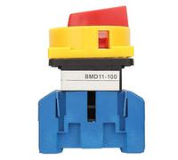 Eujgoov Commutateur de Disjoncteur de Charge Sélecteur de Came 3P 80A 440V avec Contacts Argentés et Boîtier en Plastique Ignifuge 2 Positions Marche/arrêt pour Machines-outils Machines Textiles