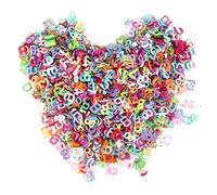 Eujgoov Confettis de Fête à Paillettes Colorées, Matière Plastique, Décoration d'ongles Unique pour les Célébrations d'anniversaire et de Mariage, Sac de 60g (Chiffres 0-9 couleurs mélangées)