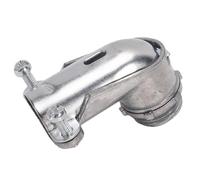 Eujgoov Connecteur à Pression 1/2 Pouce à 90 Degrés en Alliage de Zinc moulé Sous Pression pour Conduit Flexible AC MC, avec Connexion Anti-vibration, Installation Rapide et Sécurisée,