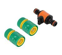 Eujgoov Connecteurs Rapides de Jardin, Connecteur de Soupape, Adaptateur de Tuyaux en Plastique ABS pour l', Pelouses, Serres, avec Connexion en Fil, Bonne Performance d'étanchéité, Pas de Fuite