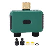 Eujgoov Contrôleur D'arrosage Intelligent à Double Zone, Minuterie D'irrigation Numérique IP55, Tuyau D'arrosage à Deux Sorties, pour Une Gestion Efficace de l'eau