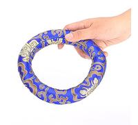 Eujgoov Coussin de Bol Chantant, 16 Cm, Bol Chantants Coussins, Soie, Bleu