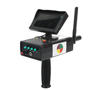 Eujgoov Détecteur de Métaux AKS 3D Black Eagle avec Version de Précision D'écran Treasure Hunter Gem Detector AC100~240V(Prise UE)