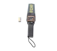 Eujgoov Détecteur de Métaux Portatif Scanner de sécurité Haute Précision | Coque en ABS, Alarme Sonore et Lumineuse, Pile 9V Incluse, pour Salle D'examen Station Contrôle de sécurité Extérieur