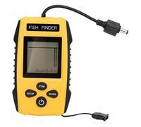Eujgoov Détecteur de Poissons LCD Portable, Sondeur de Pêche Sonar avec