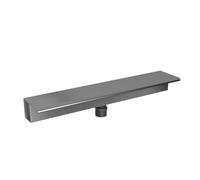 Eujgoov Déversoir de Sortie de Cascade en Acier Inoxydable 304, avec Finition Polie élégante, pour Cour, Jardin, Villa, Piscine (500MM)