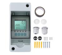 Eujgoov Disjoncteur Miniature Intelligent avec Boîtier de Distribution, Compteur de Puissance, Protection contre les Surtensions et les Sous-tensions, pour la Gestion des Appareils