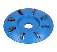 Eujgoov Disque de Sculpture à 8 Dents, Roue de Coupe en Acier au Carbone 45# pour le Polissage du Plateau à thé et les Projets de Sculpture sur Bois