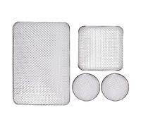 Eujgoov Écrans de Ventilation pour Camping-car, Couvertures de Four en Acier Inoxydable avec Outils d'installation Faciles pour Camping-cars, Remorques et -cars, Flux d'air Optimal et Protection