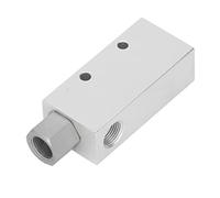 Eujgoov Éjecteur Pneumatique de Générateur de Vide, Vanne en Alliage d'aluminium pour Grands Débits, Idéal pour les Machines-outils et les Ateliers de Production (EV-20)