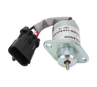 Eujgoov Électrovanne d'extinction de Pelle 12 V DC, Vanne d'arrêt de Carburant en Alliage 'Aluminium pour 1503ES 12A5UC9S, Solénoïde 'arrêt de Moteur Compact de Remplacement pour Excavatrices