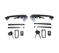 Eujgoov Ensemble de Poignées de Porte Extérieures Avant Gauche Droite, Remplacement Direct avec Clés pour Rabbit GL Wolfsburg édition 1981 - 1992