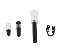 Eujgoov Ensemble Ouvre-bouteille Tire-Bouchon avec -capsule Bouchon Sous Vide Verseur Kit Portable sans Fil Ouvre-bouteille de Vin Efficace pour les Pique-niques à la Maison en Plein Air