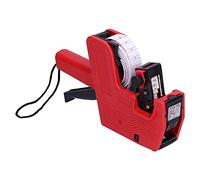 Eujgoov Étiquette de Prix à 8 Chiffres, Pistolet d'étiquette de Prix, étiquette de pour Pistolet à étiquettes, étiquette de Fixation d'étiquette de Détail Standard, Encre Rouge