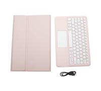 Eujgoov Étui Clavier avec pavé Tactile et Emplacement pour Stylet Magnétique pour Tab P12 12,7 Pouces, Connexion - Idéal pour Les étudiants et Les Professionnels (Rosâtre)