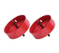 Eujgoov Eujgoov Jeu de Scies Cloches Bimétalliques, Acier Rapide M42, Outils de Coupe Durables pour le Bois, l'aluminium et les Feuilles de Fer, Idéal pour les Amateurs de Bricolage (80mm) (100mm)