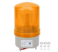 Eujgoov Feu Clignotant de Balise à LED, 220VAC BEM-1101 Voyant D'avertissement Clignotant équipement D'alarme Lumière de Secours(jaune)