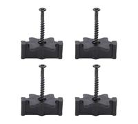 Eujgoov Fixation de Terrasse Composite avec Vis en Acier Inoxydable, 100 Pièces, Clips de Terrasse, Couvre une Installation Cachée de 50 Pieds Carrés