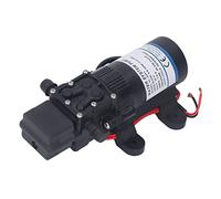 Eujgoov FL 2201 Pompe à Eau DC 12V 1.8A Pompe de Surpression Auto-amorçante avec Construction en Cuivre et ABS pour la Pulvérisation Agricole 55PSI 0.8GPM