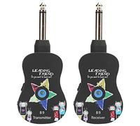 Eujgoov Guitar Wireless System Transmetteur Receiver Electronic Instrument Pickup Amplificateur Accessoires pour Basse électrique, Plug et Jeu, Soudage à Ultrasons, Transmission à Faible Perte, Rapide