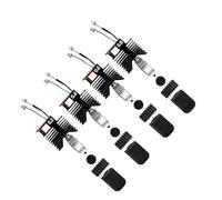 Eujgoov Hotend Kit de Remplacement de Buse D'imprimante 3D 4 Pièces pour Snapmaker U1 0,2 Mm 0,4 Mm 0,6 0,8 avec Chauffage en Céramique 48 W Extrusion Haute Vitesse Anti-fuite Tout