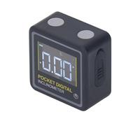 Eujgoov Inclinomètre Magnétique de Recherche d'angle Numérique, Outil de Mesure Rechargeable Portable ABS 4x90 ° avec Verrouillage des Données pour les Projets de Bricolage de Travail du Bois et