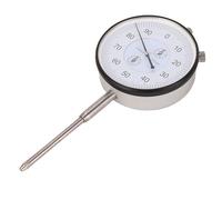 Eujgoov Indicateur à Cadran 0,01 Mm, Plage 0-50 Mm, Jauge à Cadran Mécanique Antichoc avec Mouvement en Laiton, Acier Inoxydable pour un Usinage Précis, Mesure du Faux-rond