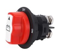 Eujgoov Interrupteur de Déconnexion de Batterie 100 A Robuste pour Bateau, Voiture, Camping-car, ATV, UTV 12-32 V avec Boîtier en Plastique ABS et Bornes Métalliques