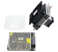 Eujgoov Kit de Bricolage de Système de Refroidissement de Réfrigération à Semi-conducteur de Réfrigération, Kit de Refroidissement de Mini Climatiseur avec Alimentation, Refroidisseur Peltier à Rapide