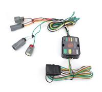 Eujgoov Kit de Câblage de Remorque à 4 Broches, Connecteur de Remplacement à 4 Voies, Kit de Câblage de Remorquage pour Feux Arrière, Feux de Freinage, Clignotants