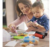 Eujgoov Kit de Dessin 5D, Ensemble d'outils de Peinture Strass Portables avec 22 Accessoires pour la Décoration de la Maison et l'artisanat DIY