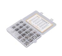 Eujgoov Kit de Lave-linge à écrou à Vis à 480 PCS, Pan Cross Cross Vis Assortiment de Boulons M2 M2,5 M3 M4 M5 M6, Fonction Fine en Acier Inoxydable, avec Boîte de Rangement