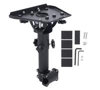 Eujgoov Kit de Montage Inclinable Réglable, Adaptateur de Tuyau pour le Mini-dispositif Antenne Panneau Satellite Dish 360 Rotation 160 RV Antennes Extérieures, Lourde