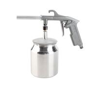 Eujgoov Kit de Pistolet Sableuse, Corps en Aluminium, Opération Facile, Haute efficacité, pour Automobile, Meubles et Revêtement de Surface