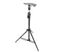 Eujgoov Kit de Support de Trépied Satellite Rectangulaire avec Support de Trépied et Adaptateur de Tuyau pour Mini Antenne Parabolique RV Toit Camping Voyage en Plein Air