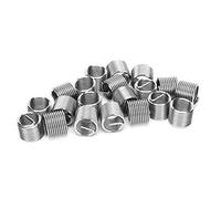 Eujgoov Kit d'insert de Réparation de Filetage Bobine Hélicoïdale en Acier Inoxydable 304 M12x1,5 20 Pièces pour les Réparations Automobiles, Machines Hydrauliques, équipement de Soudage, Restaure