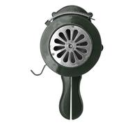 Eujgoov Klaxon de Sirène à Manivelle 110 DB, Alarme d'urgence Portable en Alliage d'aluminium avec Volume Réglable pour la sécurité Contre Les Incendies dans Les Espaces Publics des Usines (Green)