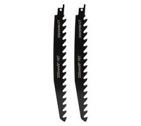 Eujgoov Lames de Scie Sabre en Carbure cémenté, Jeu de Lames à Grande Denture for Coupe de Brique Rouge, Béton Cellulaire, Calcaire (9 pouces)
