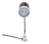 Eujgoov Lampe de Travail LED 5 W avec Col de Cygne Flexible de 50 Cm, Base Magnétique Solide, 1500 Lm, 6 500 K, éclairage IP65 pour Tour, établi, Atelier, Réparation Automobile (Prise UE)