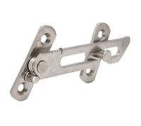 Eujgoov Limiteur de Fenêtre, Limiteur de Verrouillage à Battant en Acier Inoxydable, Angle d'ouverture de 2,5 Mm d'épaisseur, 65°, adapté à un Espacement de Châssis de 14 à 17 Mm, Butée de Fenêtre