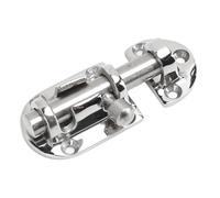 Eujgoov Loquet de Casier Marin Robuste en Acier Inoxydable 316, Loquet de Trappe de Bateau pour Fenêtre, Porte, Armoire, Installation Facile avec 7 Vis, Finition Polie pour Les Environnements d'eau